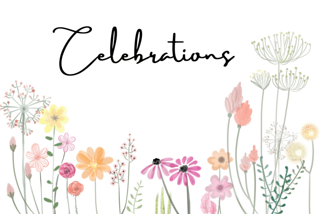 Collections Journal: Celebrations